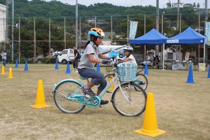 上手に自転車をコントロールできるようになりました