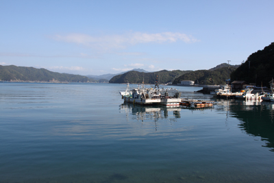 三浦半島の内海の風景