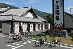 亀ヶ池温泉の自転車