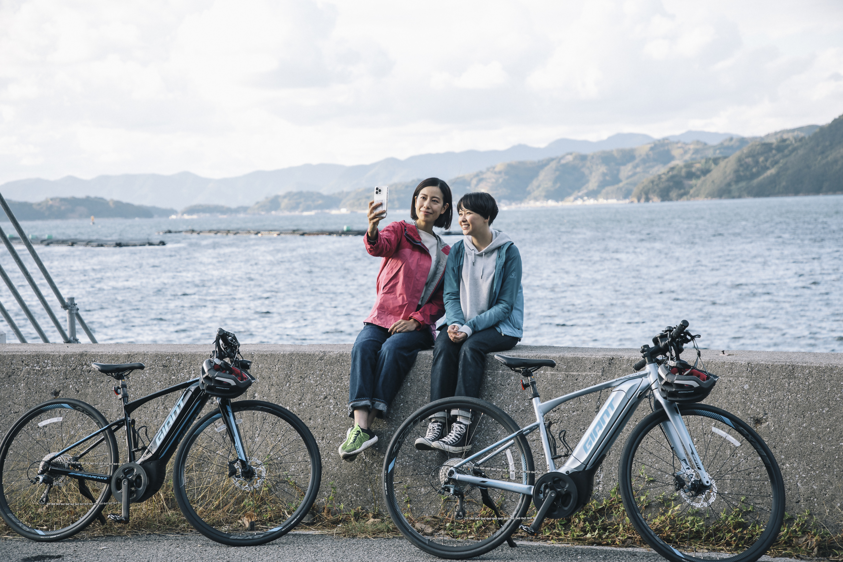 E-BIKE海背景