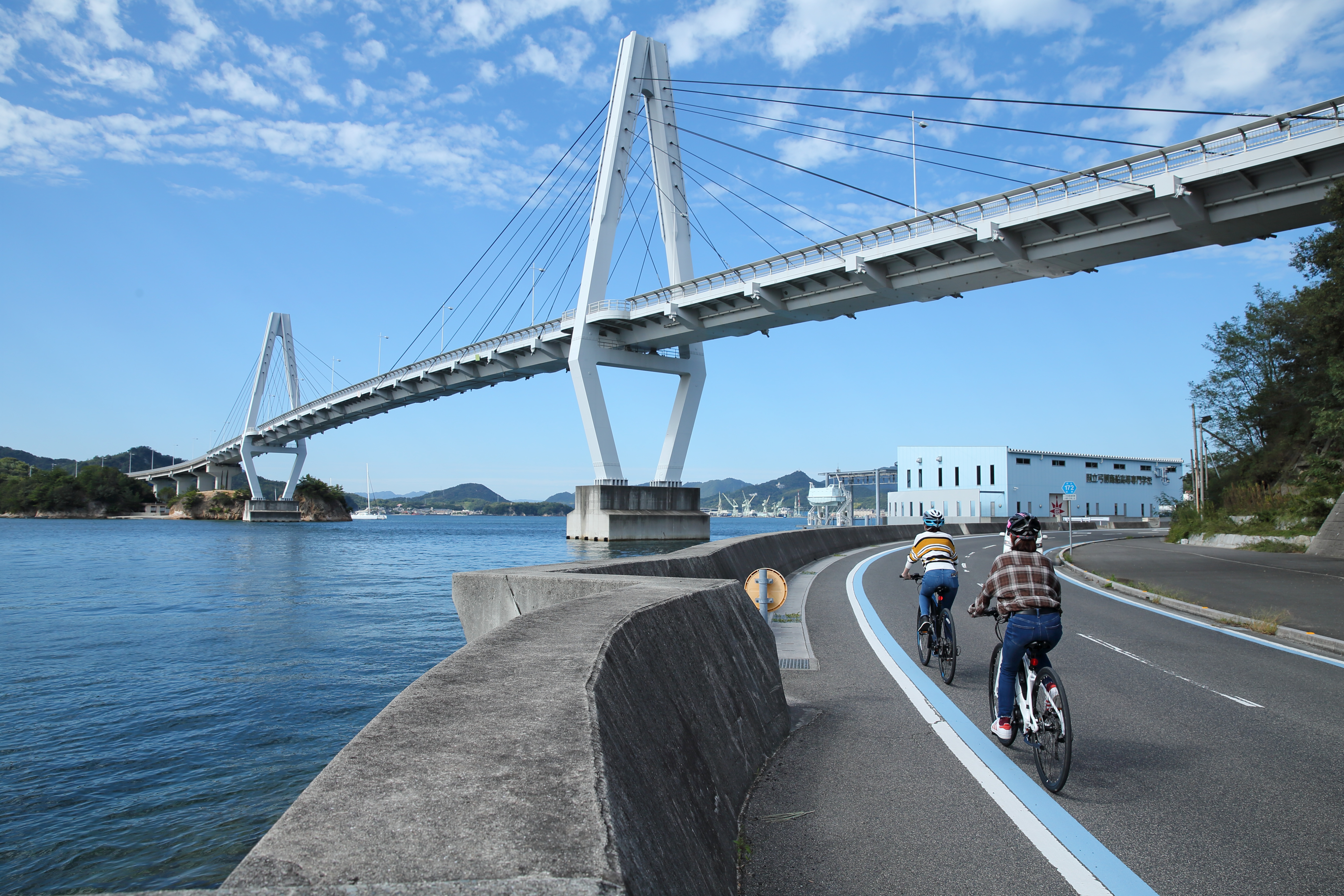 開通記念E-BIKEツアー（弓削大橋）